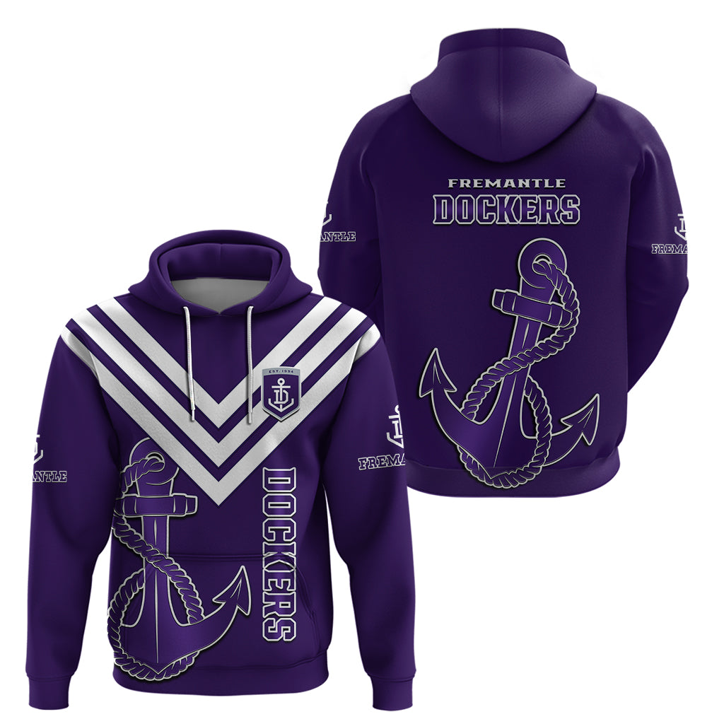 Fremantle Dockers Football 2023 Hoodie Go Freo Sporty Version 01 - Vibe Hoodie Shop