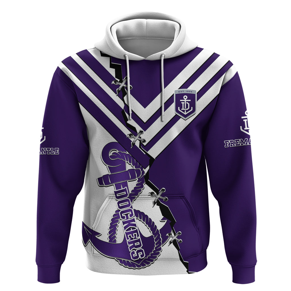 Fremantle Dockers Football 2023 Hoodie Go Freo Sporty Version 02 - Vibe Hoodie Shop
