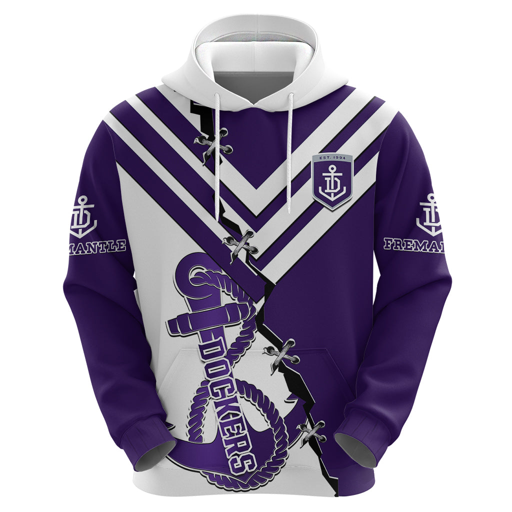 Fremantle Dockers Football 2023 Hoodie Go Freo Sporty Version 02 - Vibe Hoodie Shop