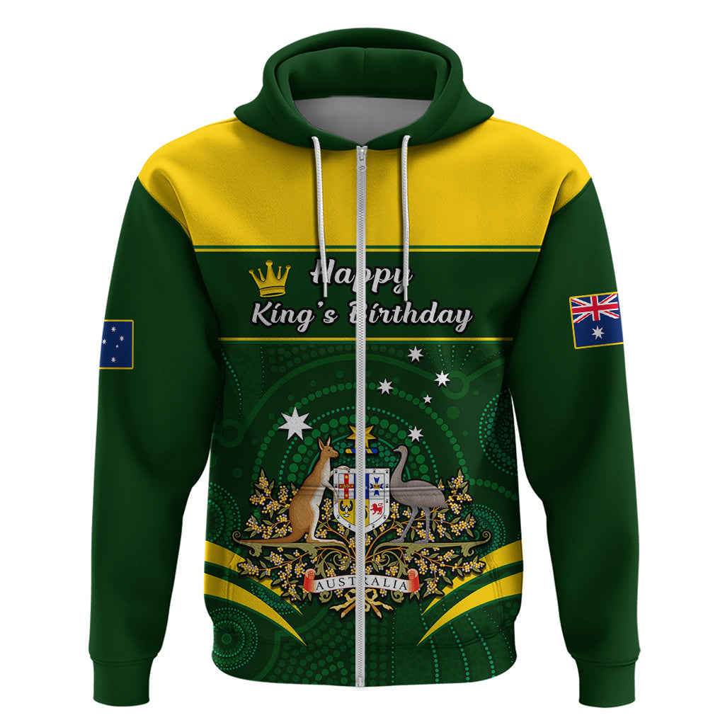 12 June Australia King Birthday Hoodie Aboriginal National Color - Vibe Hoodie Shop