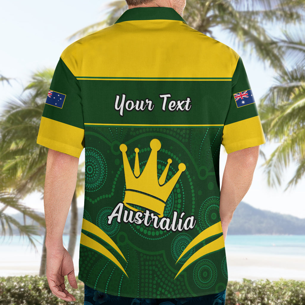 Personalised 12 June Australia King Birthday Hawaiian Shirt Aboriginal National Color - Vibe Hoodie Shop