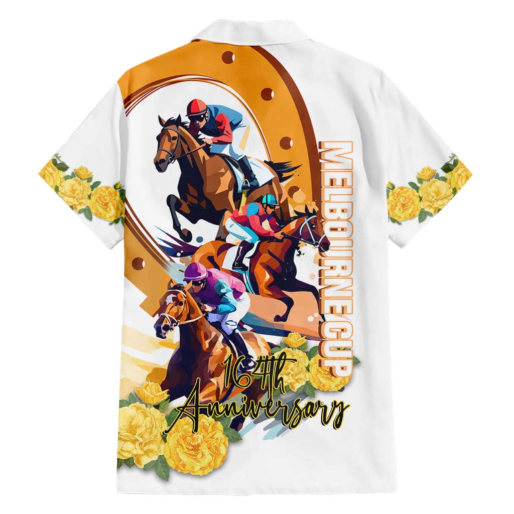 Melbourne Cup Australia Hawaiian Shirt Horse Racing Happy 164th Anniversary - Vibe Hoodie Shop