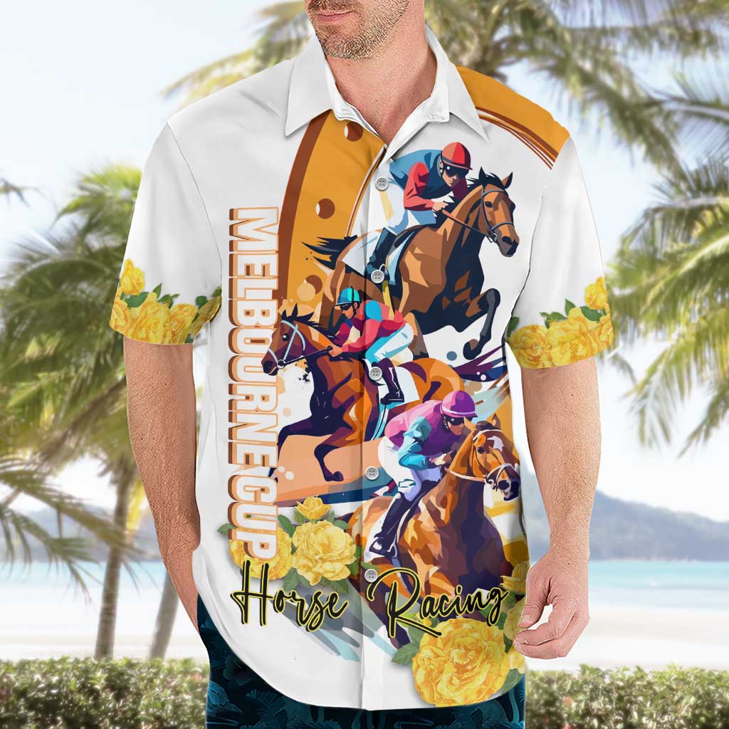 Melbourne Cup Australia Hawaiian Shirt Horse Racing Happy 164th Anniversary - Vibe Hoodie Shop