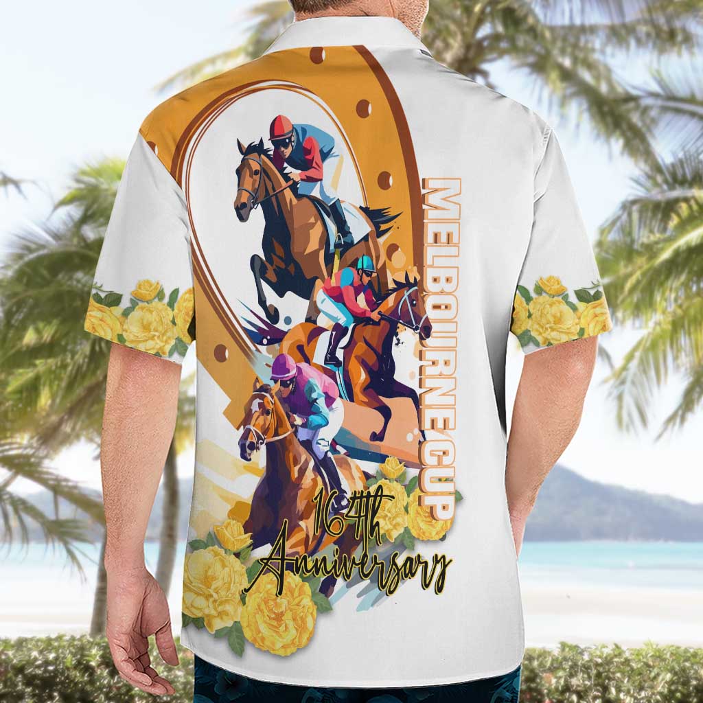 Melbourne Cup Australia Hawaiian Shirt Horse Racing Happy 164th Anniversary - Vibe Hoodie Shop