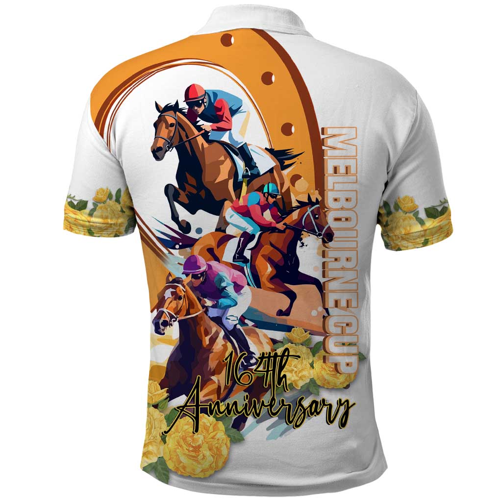 Melbourne Cup Australia Polo Shirt Horse Racing Happy 164th Anniversary - Vibe Hoodie Shop