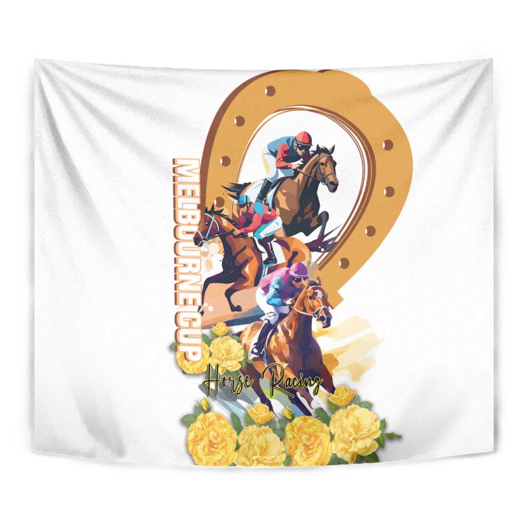 Melbourne Cup Australia Tapestry Horse Racing Happy 164th Anniversary - Vibe Hoodie Shop