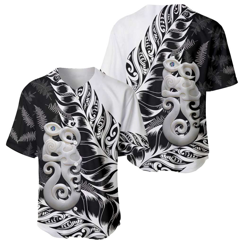 Aotearoa Manaia NZ Maori Silver Fern Baseball Jersey - Vibe Hoodie Shop