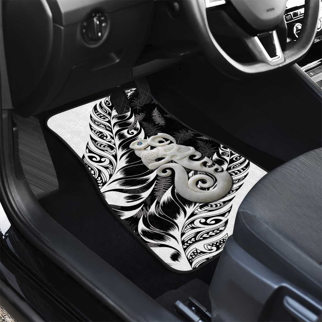 Aotearoa Manaia NZ Maori Silver Fern Car Mats