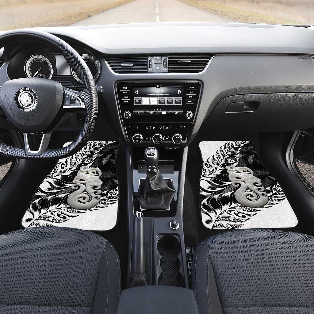 Aotearoa Manaia NZ Maori Silver Fern Car Mats