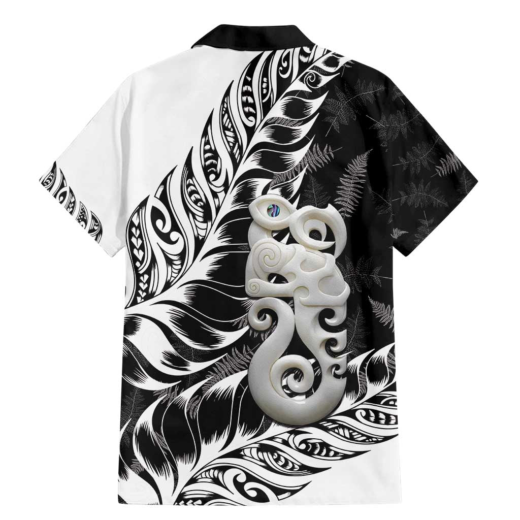 Aotearoa Manaia NZ Maori Silver Fern Family Matching Mermaid Dress and Hawaiian Shirt