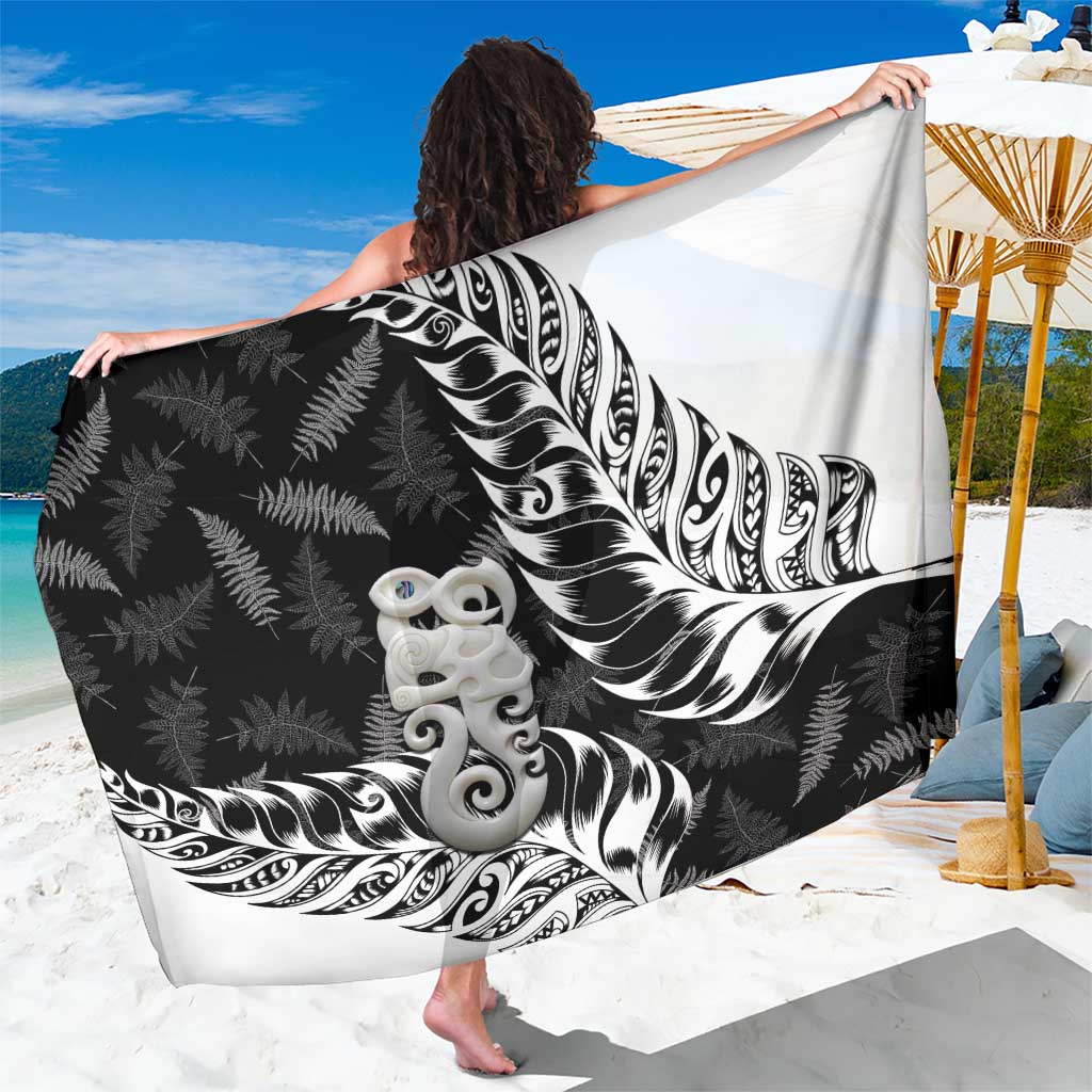 Aotearoa Manaia NZ Maori Silver Fern Sarong - Vibe Hoodie Shop