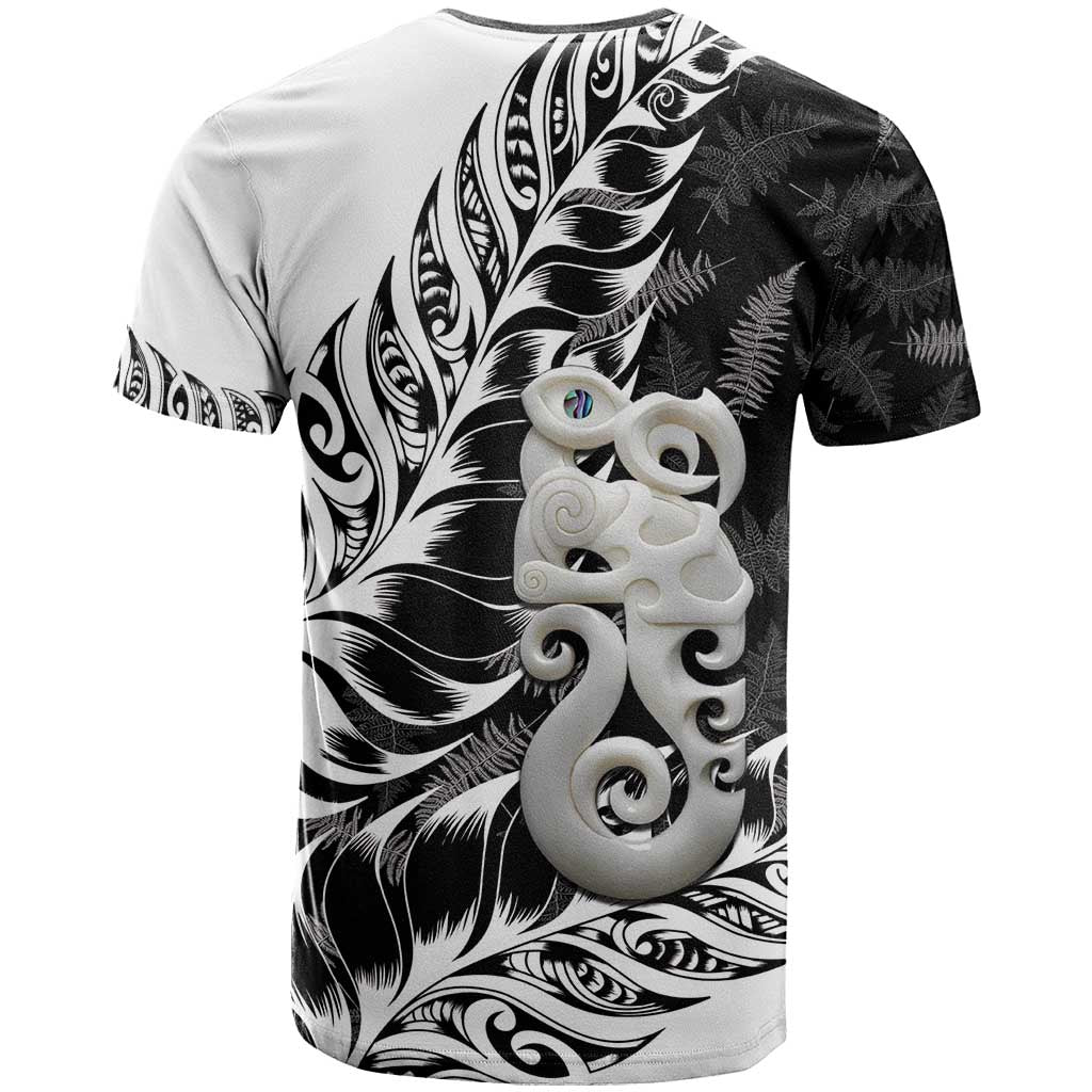 Aotearoa Manaia NZ Maori Silver Fern T Shirt - Vibe Hoodie Shop