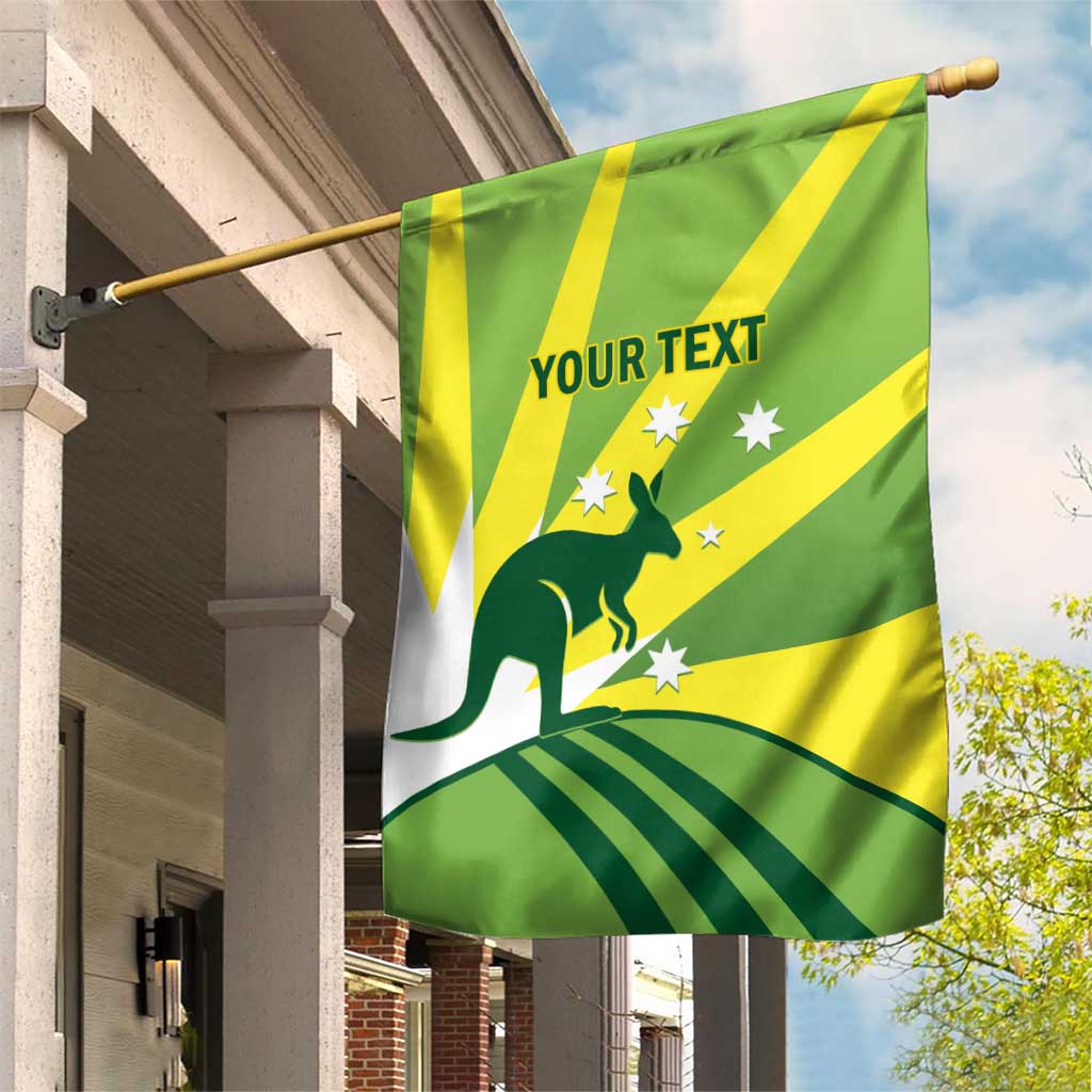 Custom Australia Cricket Garden Flag Go Champions Aussies - Vibe Hoodie Shop