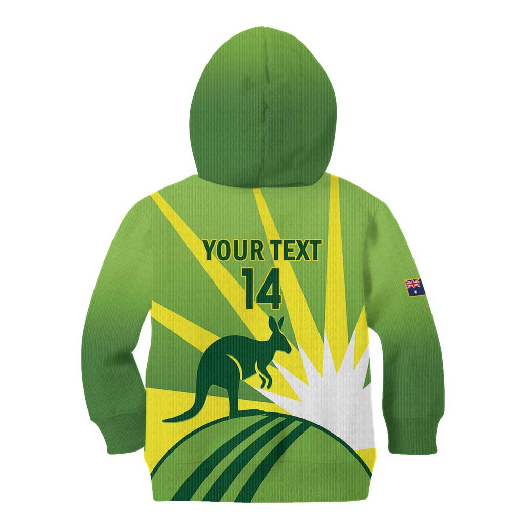 Custom Australia Cricket Kid Hoodie Go Champions Aussies - Vibe Hoodie Shop