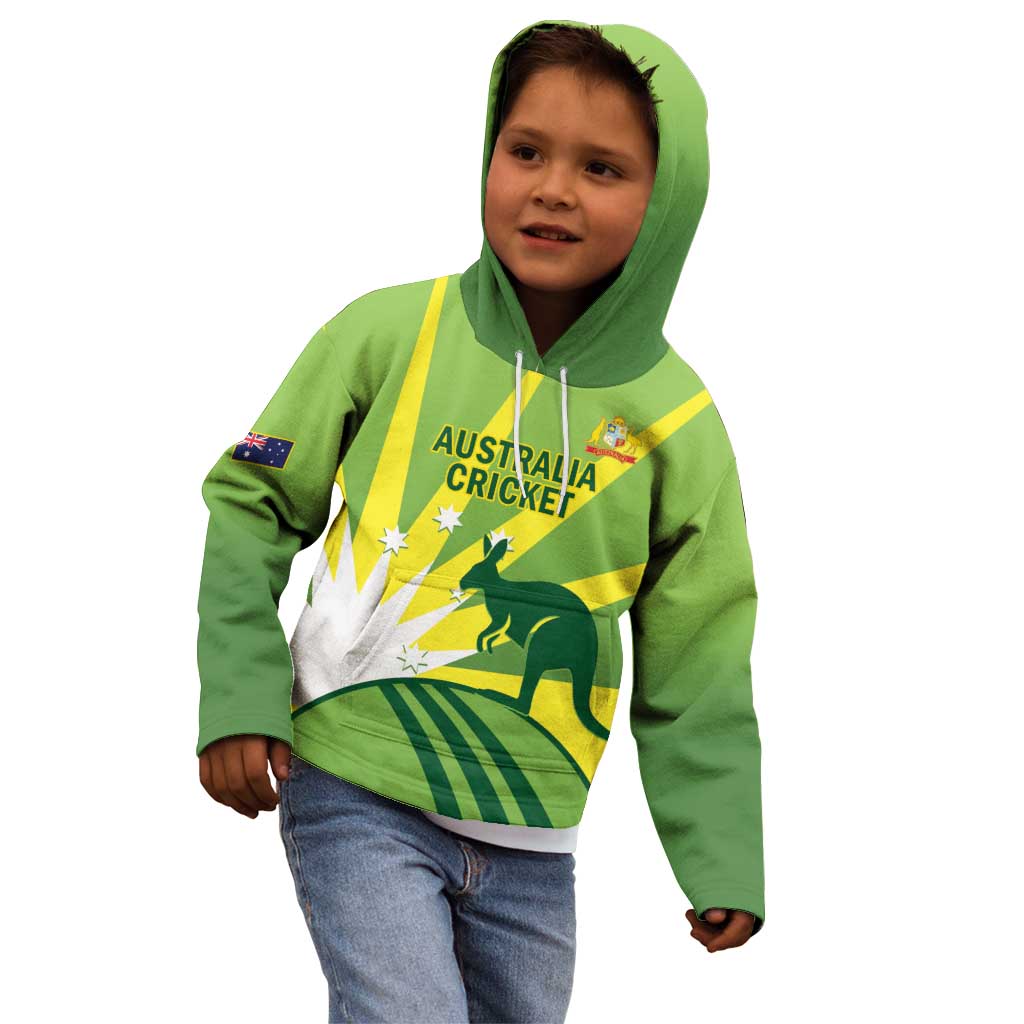 Custom Australia Cricket Kid Hoodie Go Champions Aussies - Vibe Hoodie Shop