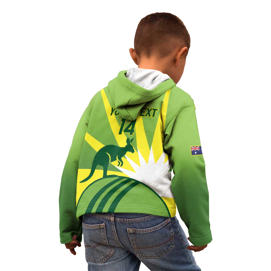 Custom Australia Cricket Kid Hoodie Go Champions Aussies - Vibe Hoodie Shop