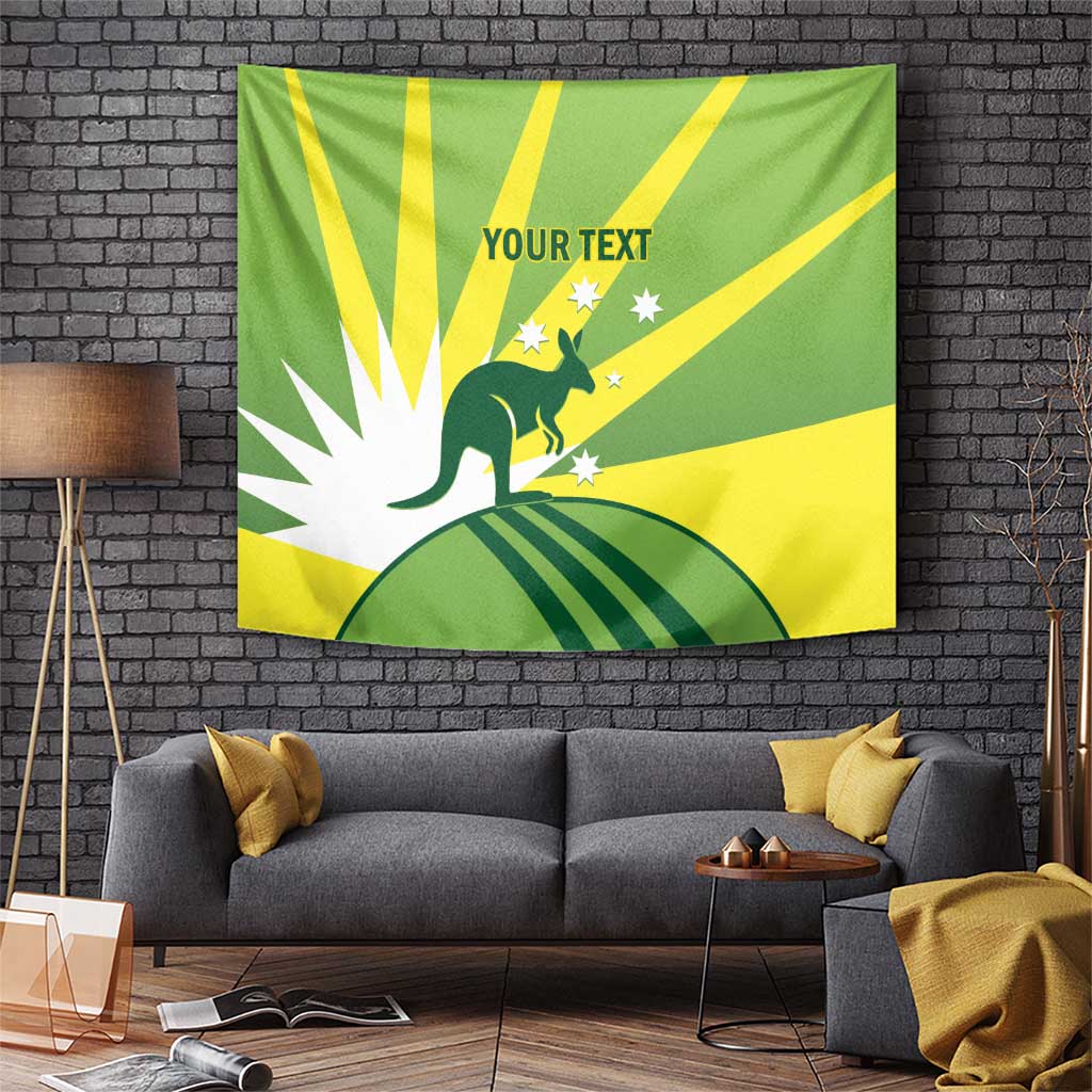 Custom Australia Cricket Tapestry Go Champions Aussies - Vibe Hoodie Shop