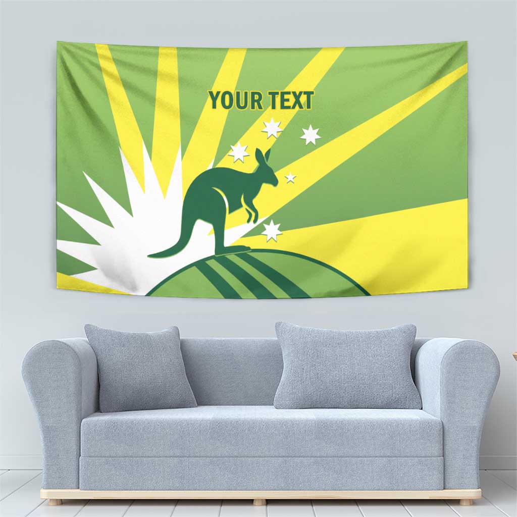 Custom Australia Cricket Tapestry Go Champions Aussies - Vibe Hoodie Shop