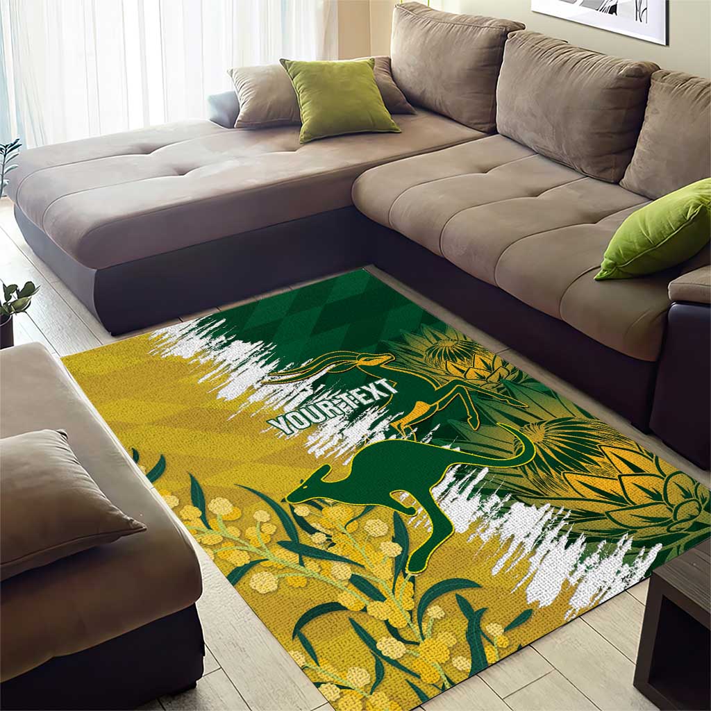 Custom Australia And South Africa Cricket Area Rug Aussies Proteas Together - Vibe Hoodie Shop