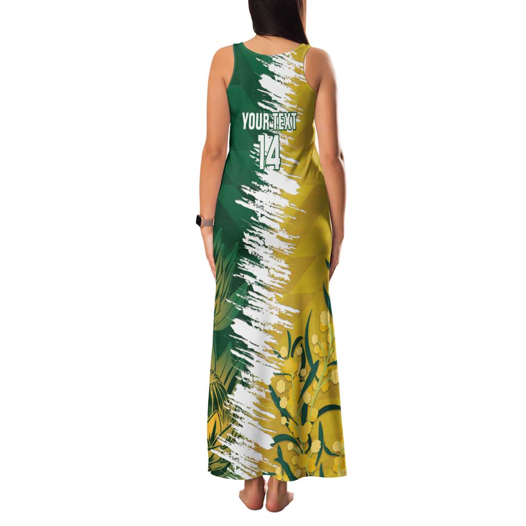 Custom Australia And South Africa Cricket Family Matching Tank Maxi Dress and Hawaiian Shirt Aussies Proteas Together