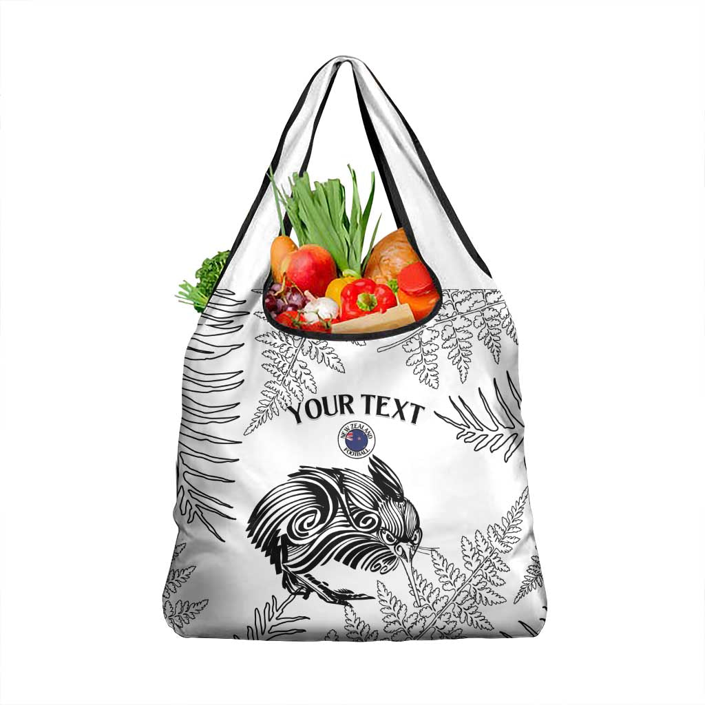 Custom New Zealand Kiwi Football Grocery Bag Aotearoa Silver Fern