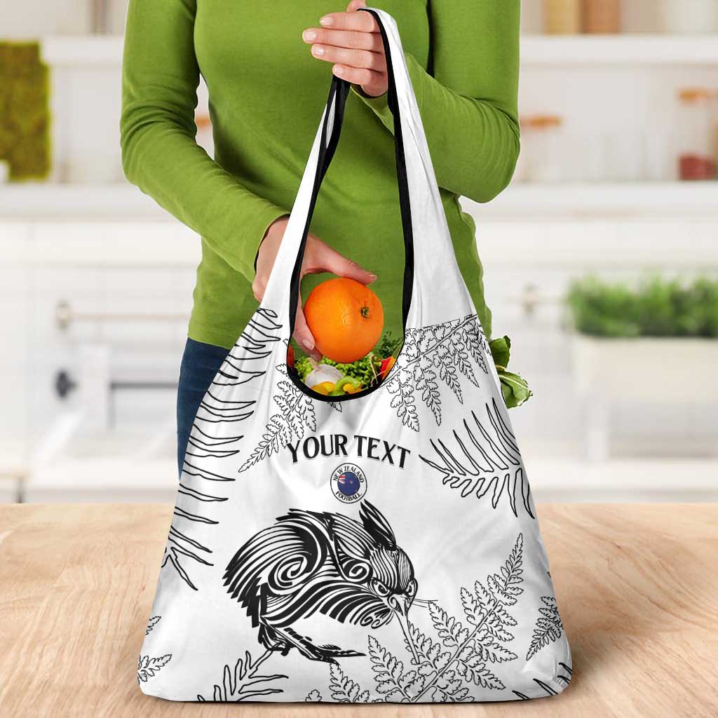 Custom New Zealand Kiwi Football Grocery Bag Aotearoa Silver Fern