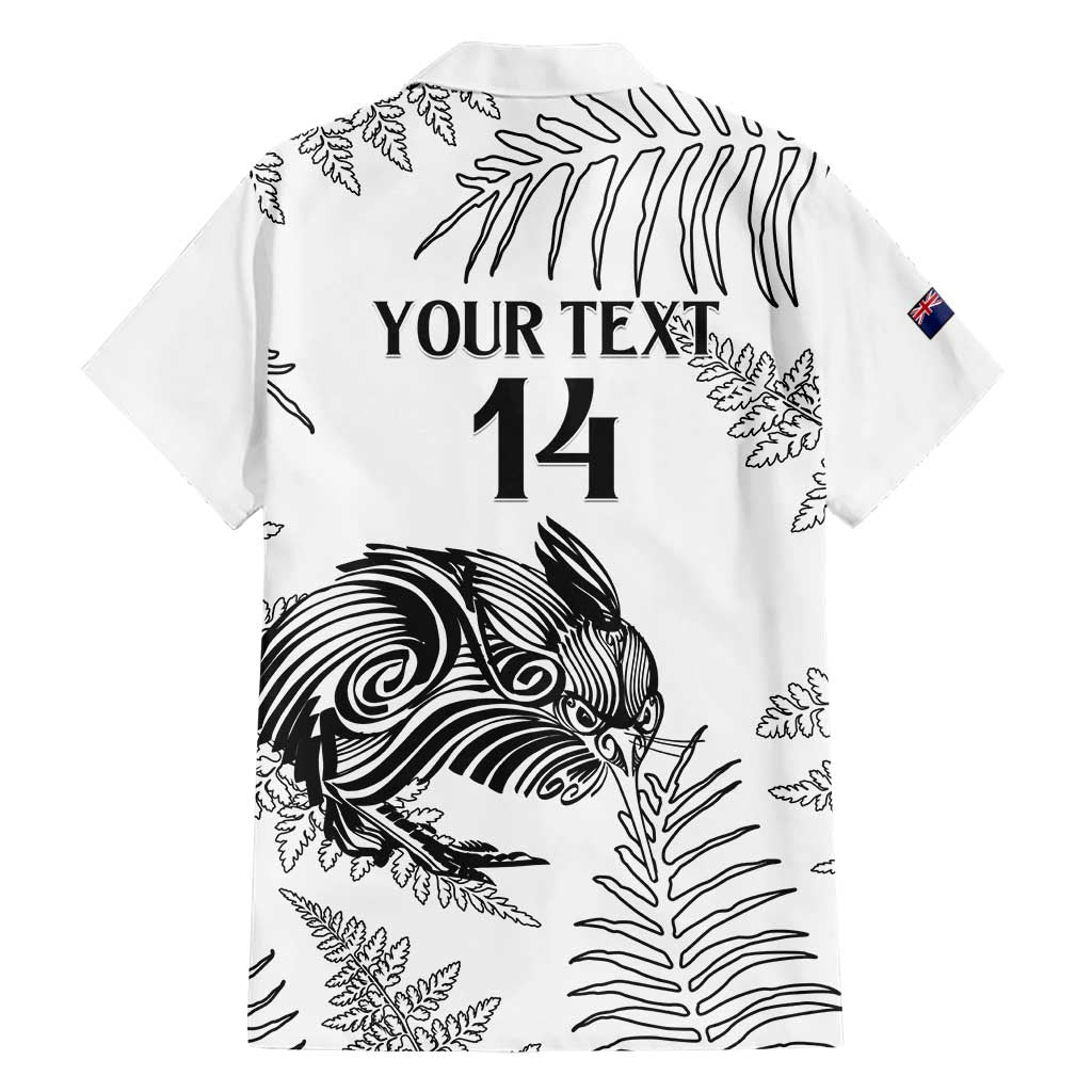 Custom New Zealand Kiwi Football Hawaiian Shirt Aotearoa Silver Fern - Vibe Hoodie Shop