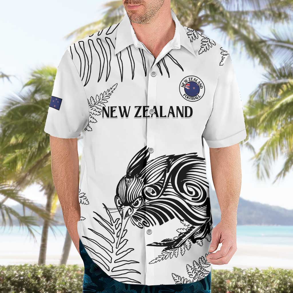 Custom New Zealand Kiwi Football Hawaiian Shirt Aotearoa Silver Fern - Vibe Hoodie Shop