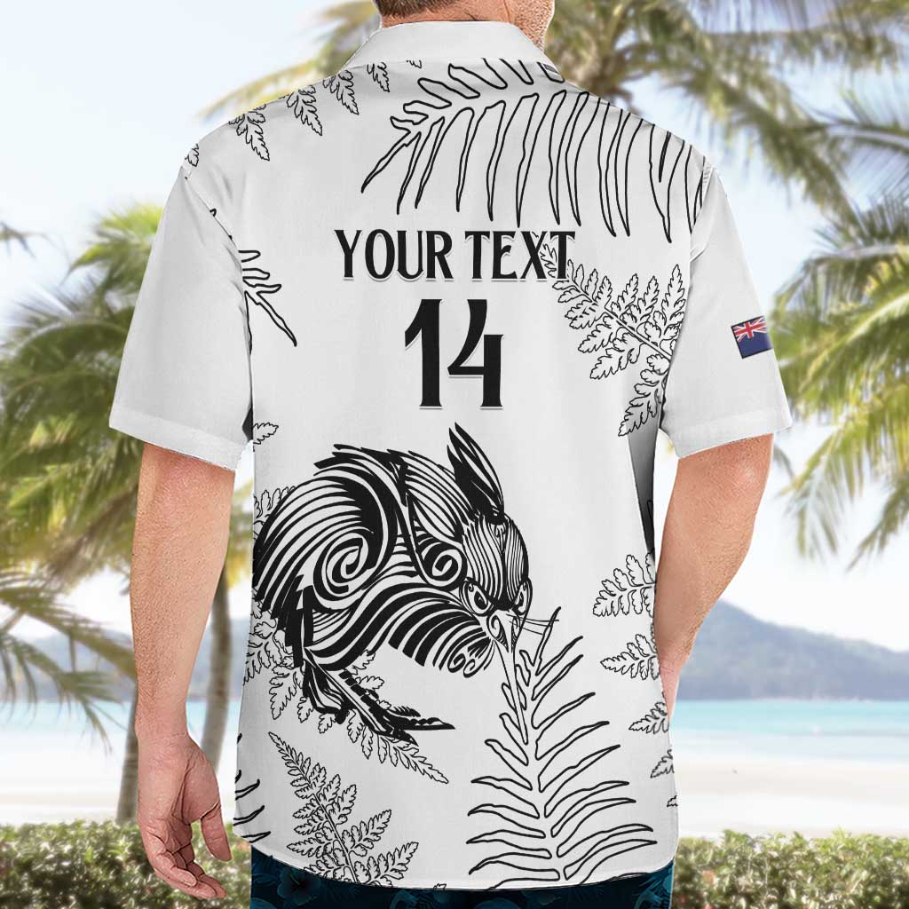 Custom New Zealand Kiwi Football Hawaiian Shirt Aotearoa Silver Fern - Vibe Hoodie Shop