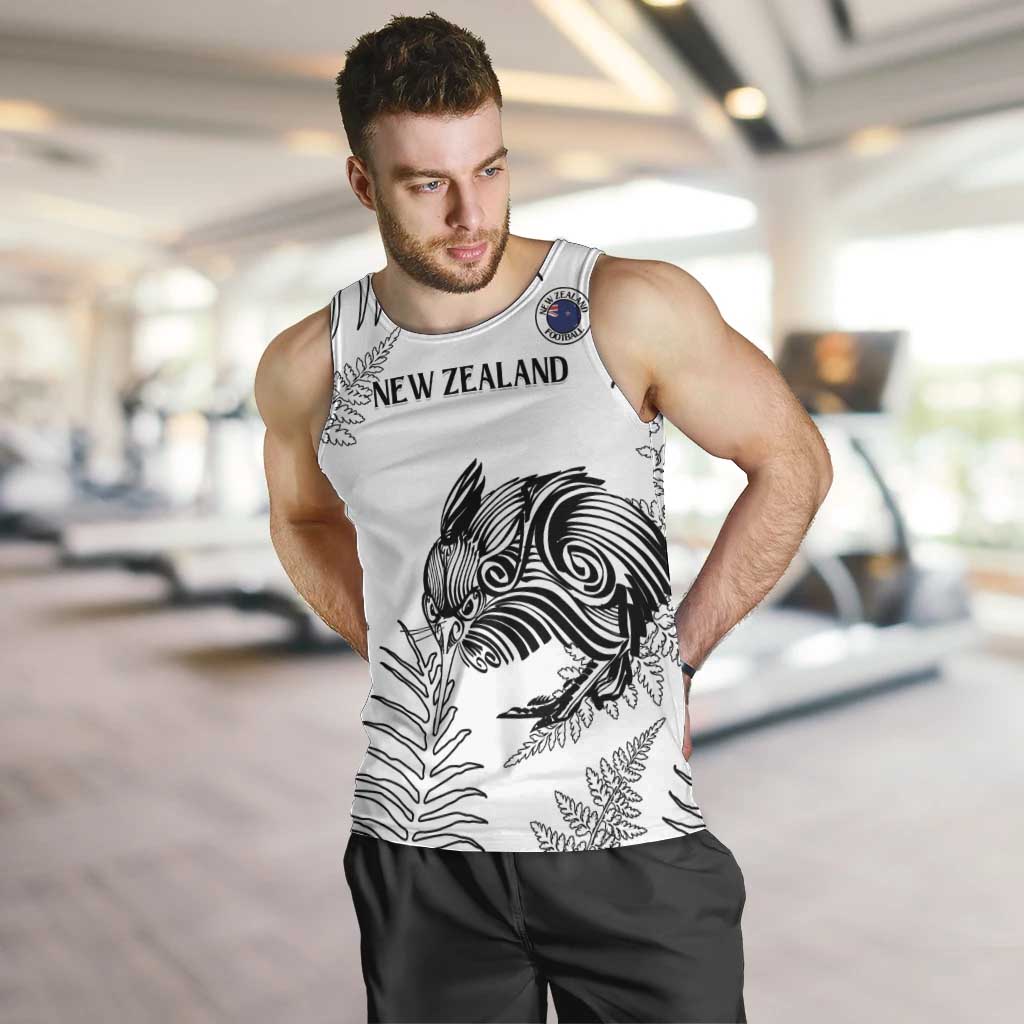 Custom New Zealand Kiwi Football Men Tank Top Aotearoa Silver Fern - Vibe Hoodie Shop