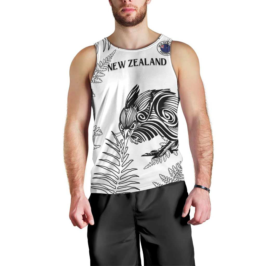 Custom New Zealand Kiwi Football Men Tank Top Aotearoa Silver Fern - Vibe Hoodie Shop