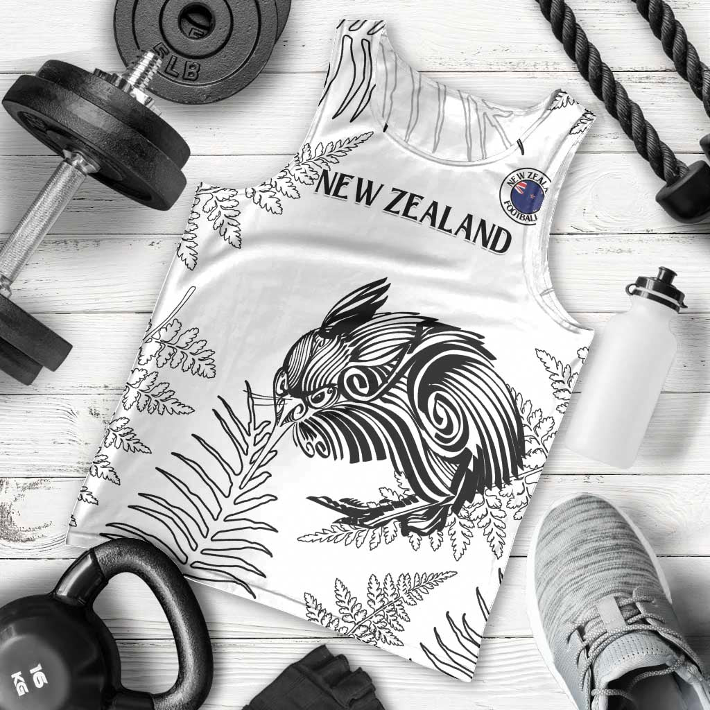 Custom New Zealand Kiwi Football Men Tank Top Aotearoa Silver Fern - Vibe Hoodie Shop