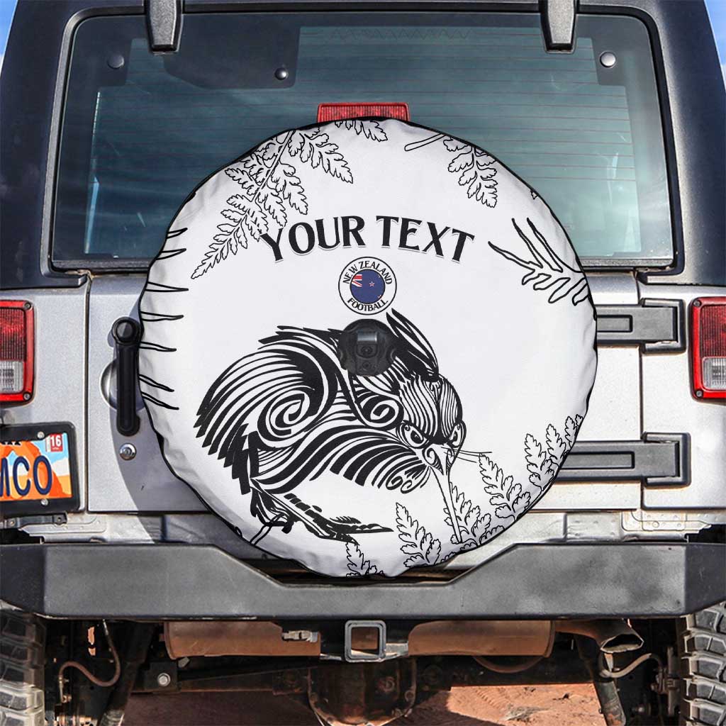 Custom New Zealand Kiwi Football Spare Tire Cover Aotearoa Silver Fern - Vibe Hoodie Shop