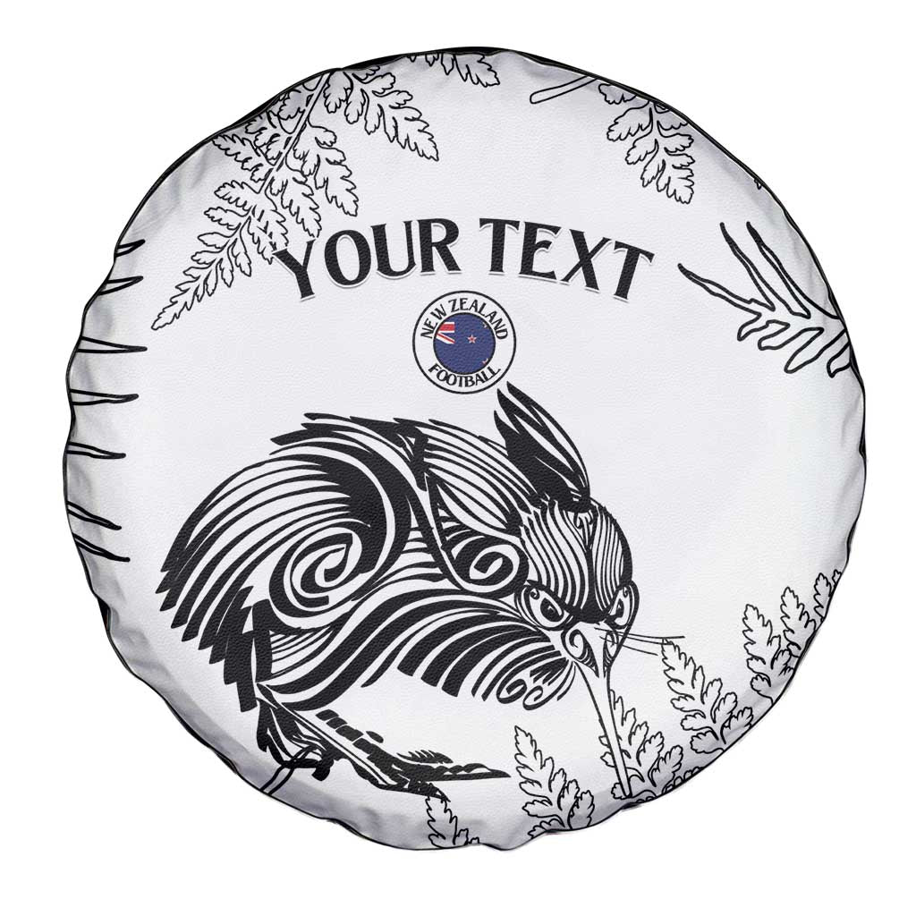 Custom New Zealand Kiwi Football Spare Tire Cover Aotearoa Silver Fern - Vibe Hoodie Shop