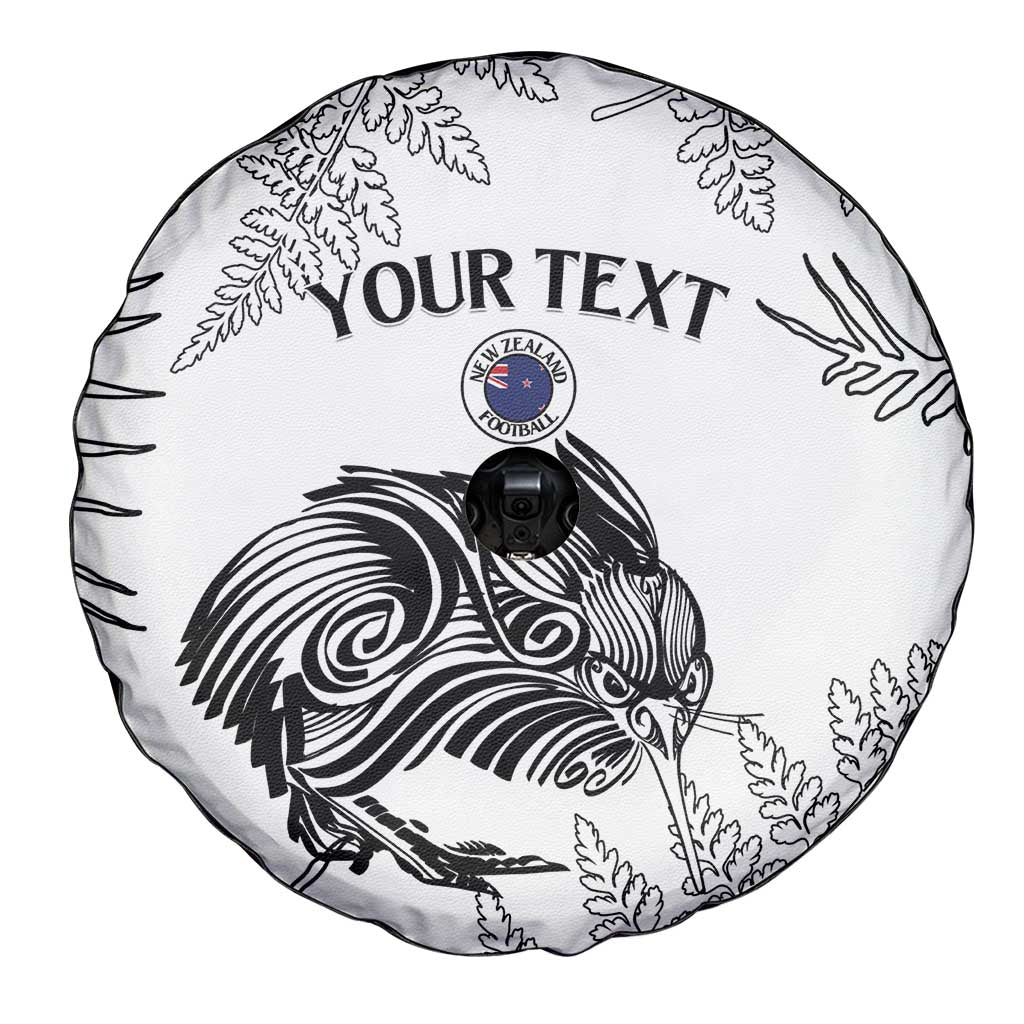 Custom New Zealand Kiwi Football Spare Tire Cover Aotearoa Silver Fern - Vibe Hoodie Shop