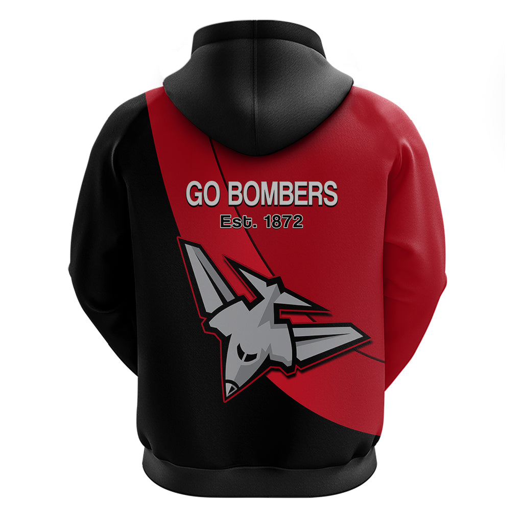 Essendon Football 2023 Hoodie Go Bombers Simple Style - Vibe Hoodie Shop