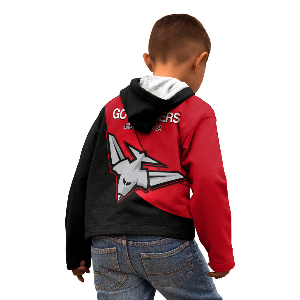 Essendon Football 2023 Kid Hoodie Go Bombers Simple Style - Vibe Hoodie Shop