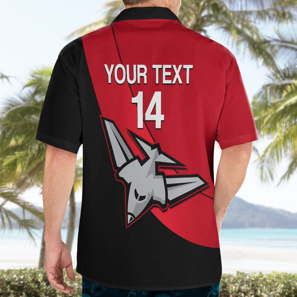 Personalised Essendon Football 2023 Hawaiian Shirt Go Bombers Simple Style - Vibe Hoodie Shop