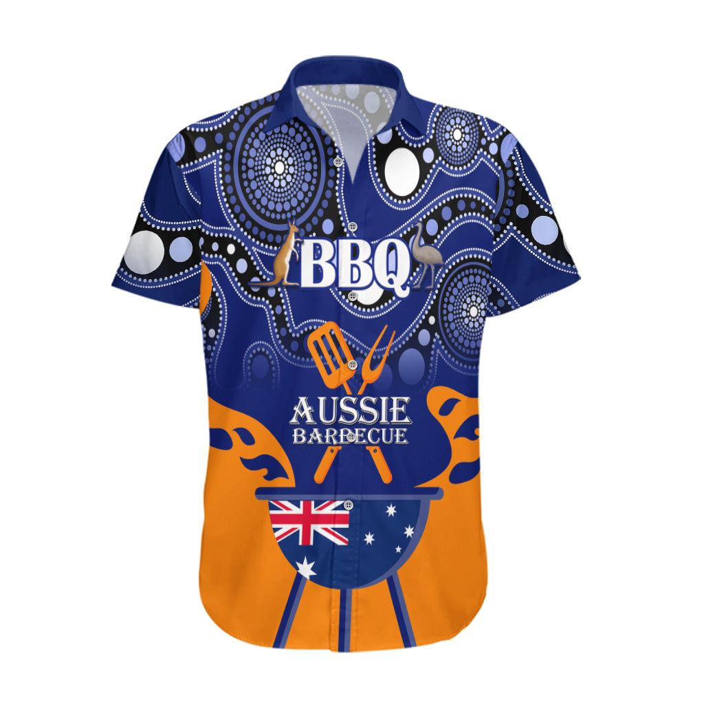 Personalised Australia Barbecue Hawaiian Shirt Aussie Lovers BBQ Indigenous Version - Vibe Hoodie Shop
