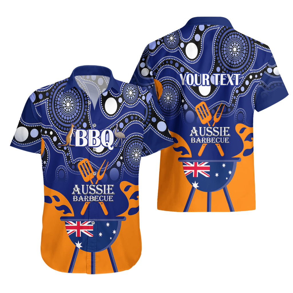 Personalised Australia Barbecue Hawaiian Shirt Aussie Lovers BBQ Indigenous Version - Vibe Hoodie Shop