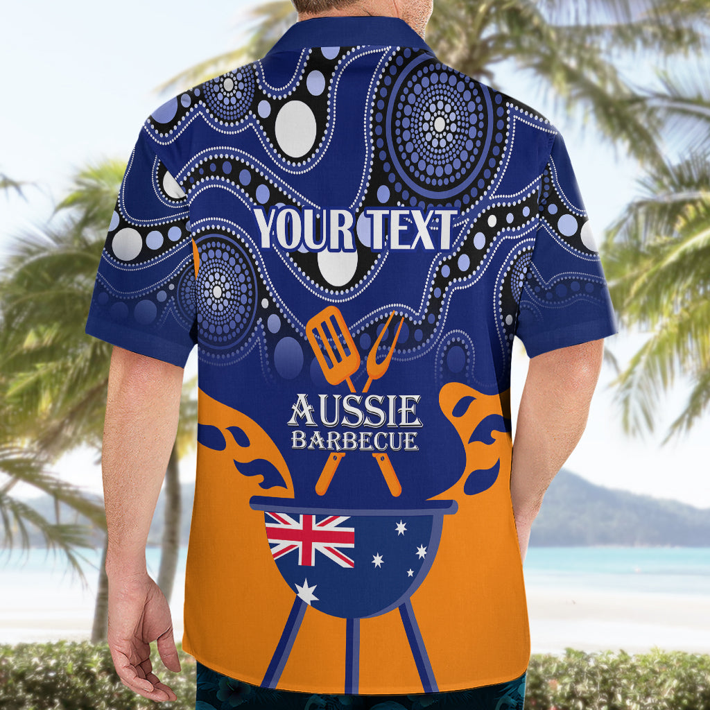 Personalised Australia Barbecue Hawaiian Shirt Aussie Lovers BBQ Indigenous Version - Vibe Hoodie Shop