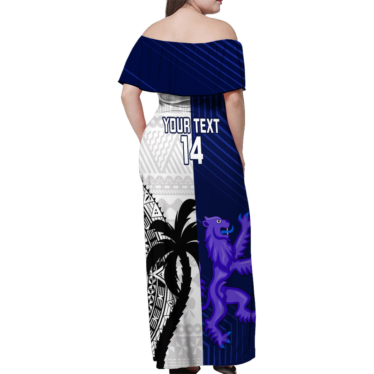 custom-fiji-and-scotland-rugby-family-matching-off-shoulder-maxi-dress-and-hawaiian-shirt-fijian-tapa-pattern-with-thistle