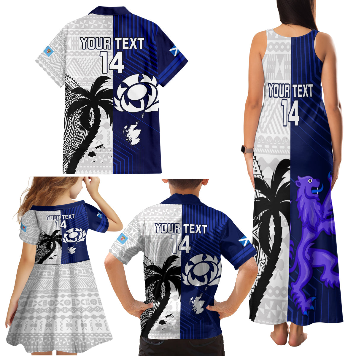 custom-fiji-and-scotland-rugby-family-matching-tank-maxi-dress-and-hawaiian-shirt-fijian-tapa-pattern-with-thistle