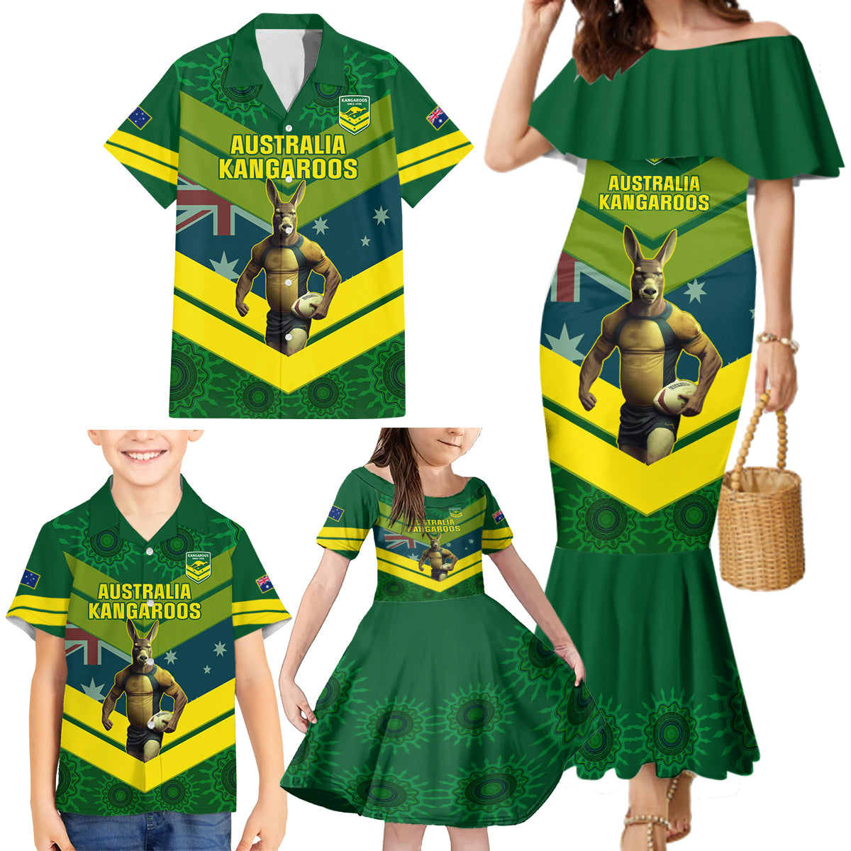 custom-australia-rugby-family-matching-mermaid-dress-and-hawaiian-shirt-pacific-2023-go-aussie-kangaroos