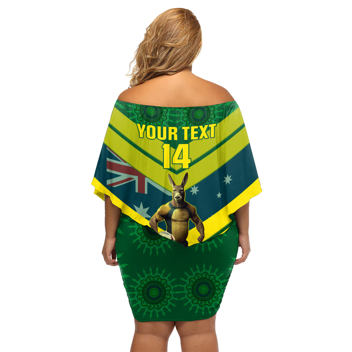 custom-australia-rugby-family-matching-off-shoulder-short-dress-and-hawaiian-shirt-pacific-2023-go-aussie-kangaroos