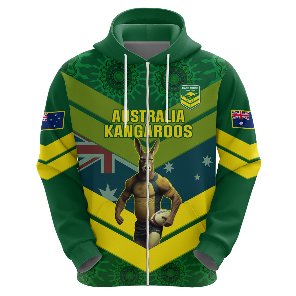 Custom Australia Rugby Hoodie Pacific 2023 Go Aussie Kangaroos - Vibe Hoodie Shop