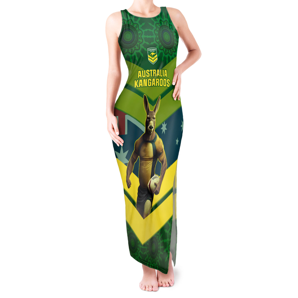 custom-australia-rugby-tank-maxi-dress-pacific-2023-go-aussie-kangaroos