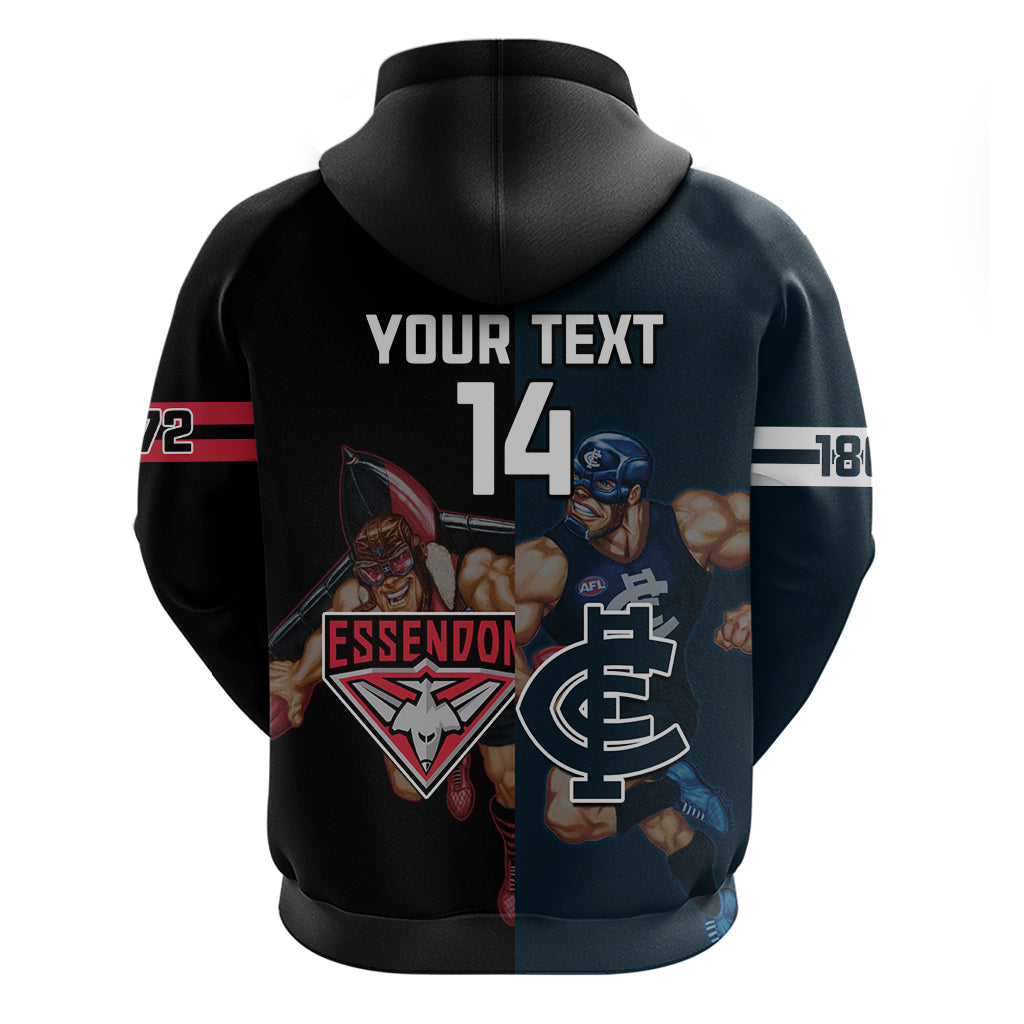 Custom Blues And Bombers Football Hoodie 2024 Together Sporty - Vibe Hoodie Shop