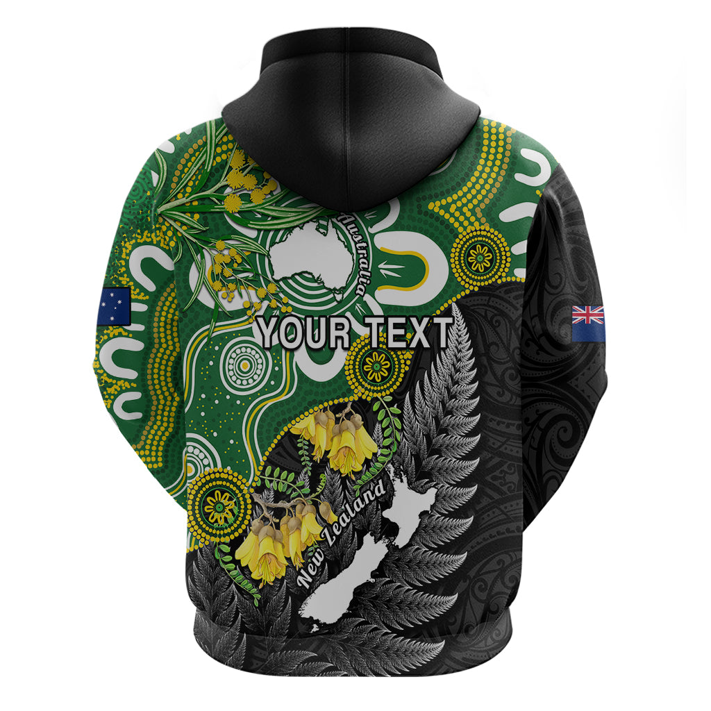 Personalised New Zealand And Australia Hoodie Aboriginal Mix Aotearoa Maori Unique Style - Vibe Hoodie Shop