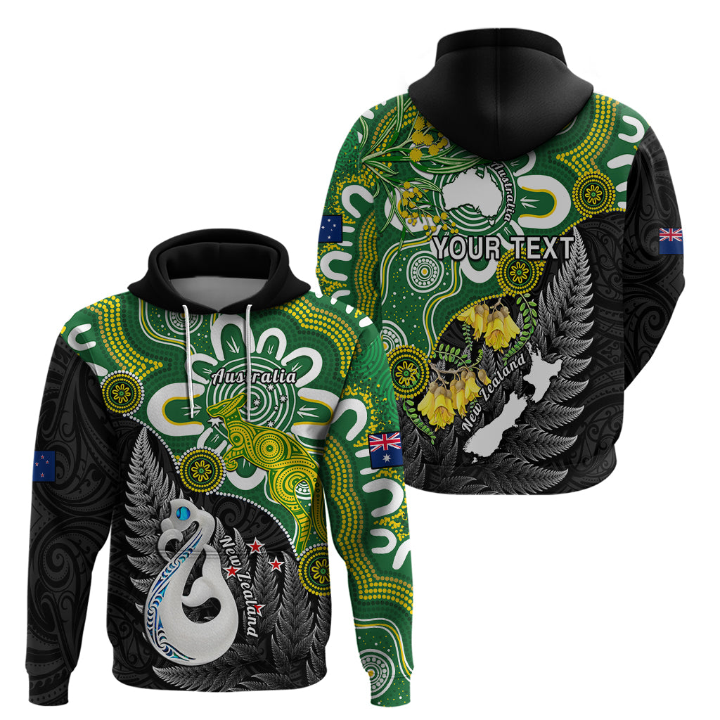 Personalised New Zealand And Australia Hoodie Aboriginal Mix Aotearoa Maori Unique Style - Vibe Hoodie Shop